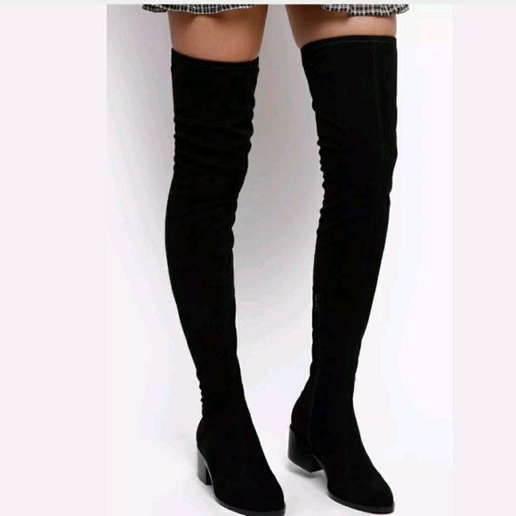 Steve Madden Shoes - New Steve Madden Over The Knee Black Boots 9